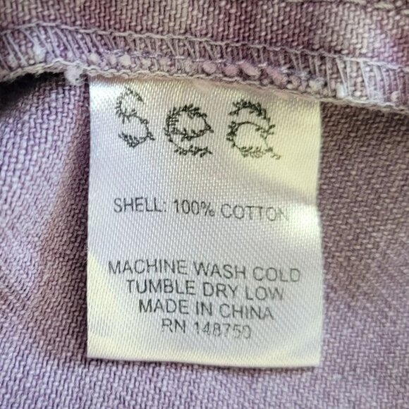 Sea New York Idun Denim Puff-Sleeve Top Lilac | Size 0 Kristen Bell–Inspired - Picture 11 of 12